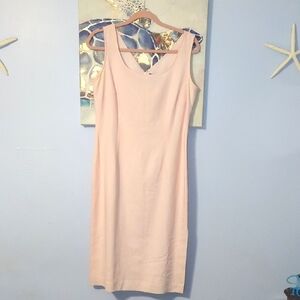 Kay Unger Pink Sleeveless Dress
